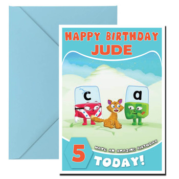 Alphablocks 2 Kidshows Birthday Card Alphablocks 2 Kidshows Birthday Card