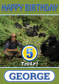 Andy's Wild Adventures 3 Kidshows Birthday Card