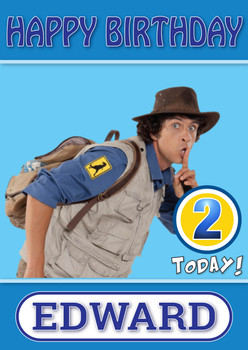 Andy's Wild Adventures 4 Kidshows Birthday Card