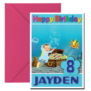 Baby Jake 5 Kidshows Birthday Card