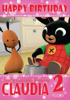 Bing 2 Kidshows Birthday Card