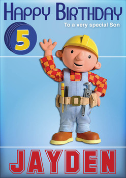 Bob The Builder 1 Kidshows Birthday Card