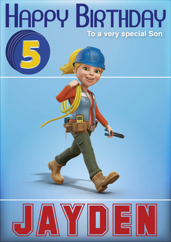 Bob The Builder 11 Kidshows Birthday Card