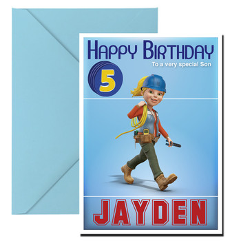 Bob The Builder 11 Kidshows Birthday Card
