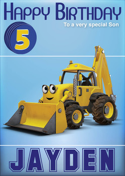 Bob The Builder 6 Kidshows Birthday Card