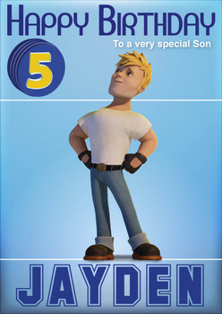 Bob The Builder 9 Kidshows Birthday Card