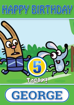 Boj 5 Kidshows Birthday Card Boj 5 Kidshows Birthday Card