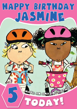 Charlie And Lola 4 Kidshows Birthday Card Charlie And Lola 4 Kidshows Birthday Card