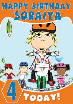 Charlie And Lola 5 Kidshows Birthday Card