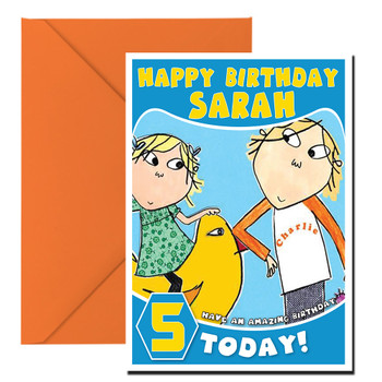 Charlie And Lola 6 Kidshows Birthday Card