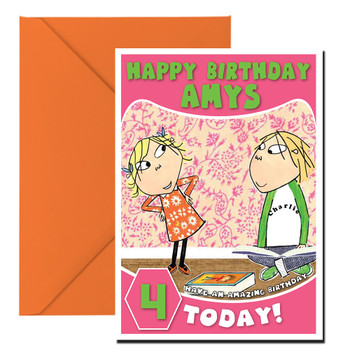 Charlie And Lola 8 Kidshows Birthday Card Charlie And Lola 8 Kidshows Birthday Card