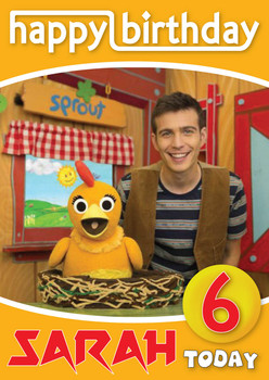 Chica Show 10 Kidshows Birthday Card Chica Show 10 Kidshows Birthday Card