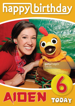 Chica Show 4 Kidshows Birthday Card Chica Show 4 Kidshows Birthday Card