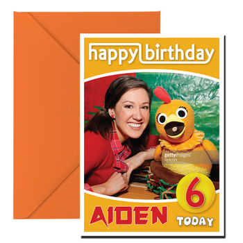 Chica Show 4 Kidshows Birthday Card Chica Show 4 Kidshows Birthday Card