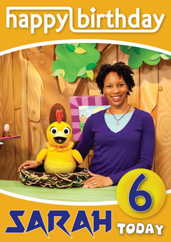 Chica Show 6 Kidshows Birthday Card