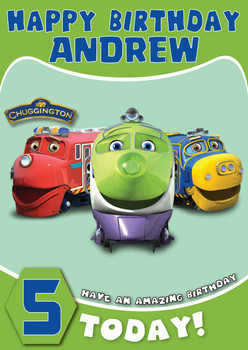 Chuggington 1 Kidshows Birthday Card