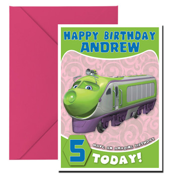 Chuggington 5 Kidshows Birthday Card