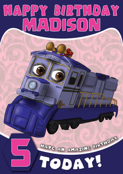 Chuggington 7 Kidshows Birthday Card