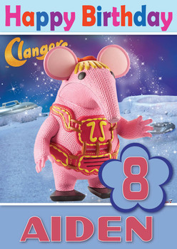 Clangers 10 Kidshows Birthday Card