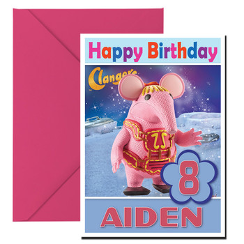 Clangers 10 Kidshows Birthday Card