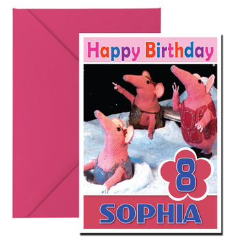 Clangers 4 Kidshows Birthday Card