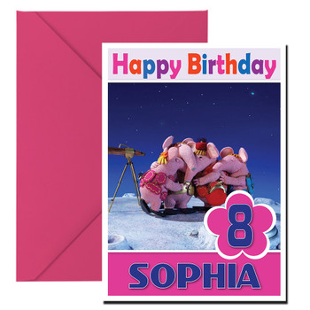 Clangers 5 Kidshows Birthday Card