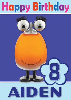 Clangers 6 Kidshows Birthday Card