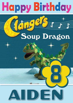 Clangers 8 Kidshows Birthday Card