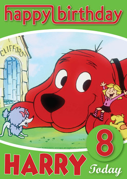 Clifford The Big Red Dog 3 Kidshows Birthday Card
