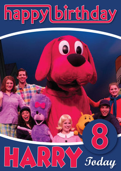 Clifford The Big Red Dog 4 Kidshows Birthday Card