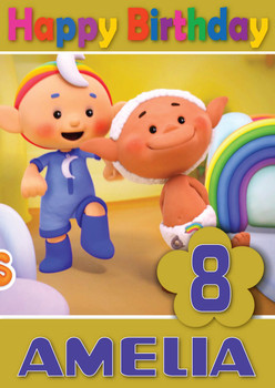 Cloudbabies 8 Kidshows Birthday Card