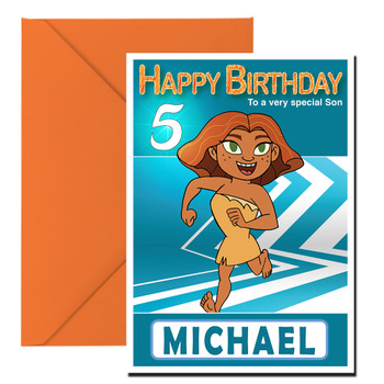 Dawn Of The Croods 2 Kidshows Birthday Card
