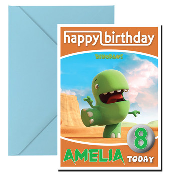 Dinopaws 3 Kidshows Birthday Card