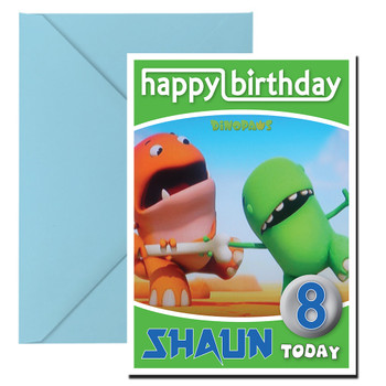 Dinopaws 7 Kidshows Birthday Card Dinopaws 7 Kidshows Birthday Card