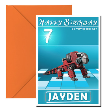 Dinotrux 3 Kidshows Birthday Card Dinotrux 3 Kidshows Birthday Card