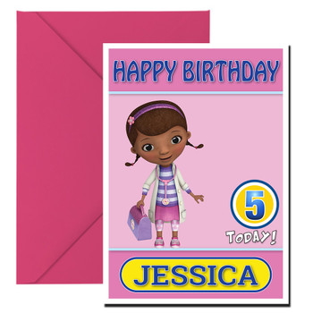 Doc Mcstuffins 1 Kidshows Birthday Card