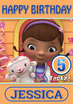 Doc Mcstuffins 4 Kidshows Birthday Card