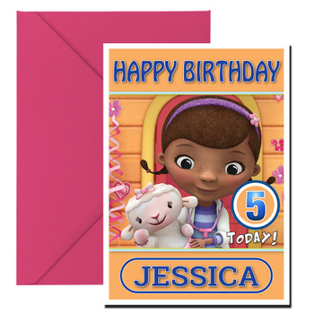 Doc Mcstuffins 4 Kidshows Birthday Card