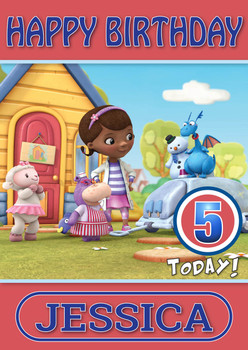 Doc Mcstuffins 6 Kidshows Birthday Card