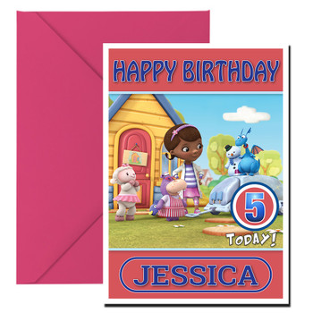 Doc Mcstuffins 6 Kidshows Birthday Card