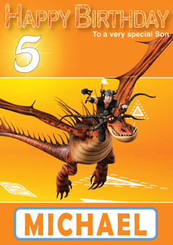 Dragons 3 Kidshows Birthday Card