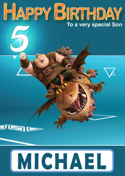 Dragons 4 Kidshows Birthday Card Dragons 4 Kidshows Birthday Card