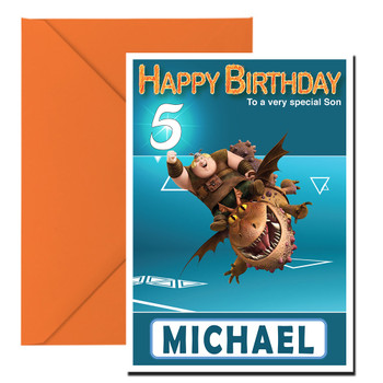 Dragons 4 Kidshows Birthday Card Dragons 4 Kidshows Birthday Card