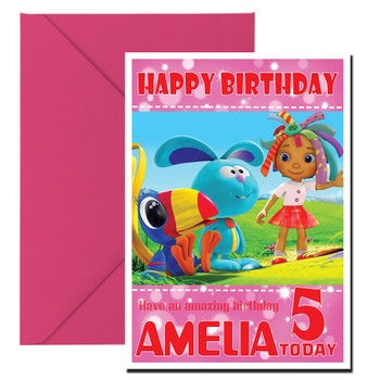 Everything's Rosie 4 Kidshows Birthday Card Everything's Rosie 4 Kidshows Birthday Card