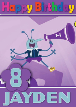 Footy Pups 5 Kidshows Birthday Card