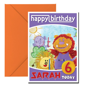 Get Squiggling 2 Kidshows Birthday Card