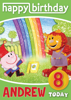 Get Squiggling 4 Kidshows Birthday Card