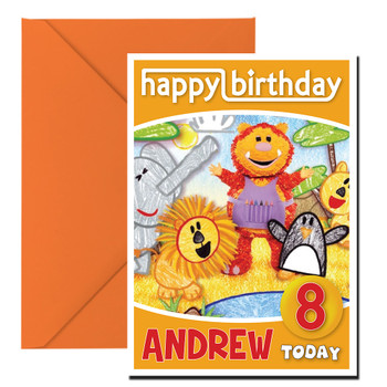 Get Squiggling 6 Kidshows Birthday Card