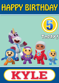 Go Jetters 10 Kidshows Birthday Card Go Jetters 10 Kidshows Birthday Card