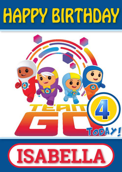 Go Jetters 3 Kidshows Birthday Card Go Jetters 3 Kidshows Birthday Card